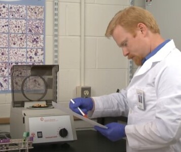 Клиника лечения наркозависимости в Полярном Врач в кабинете клиники